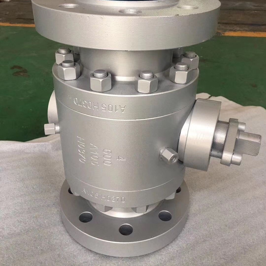 Q347Y-10C DN350供应锻钢球阀，硬密封固定球阀