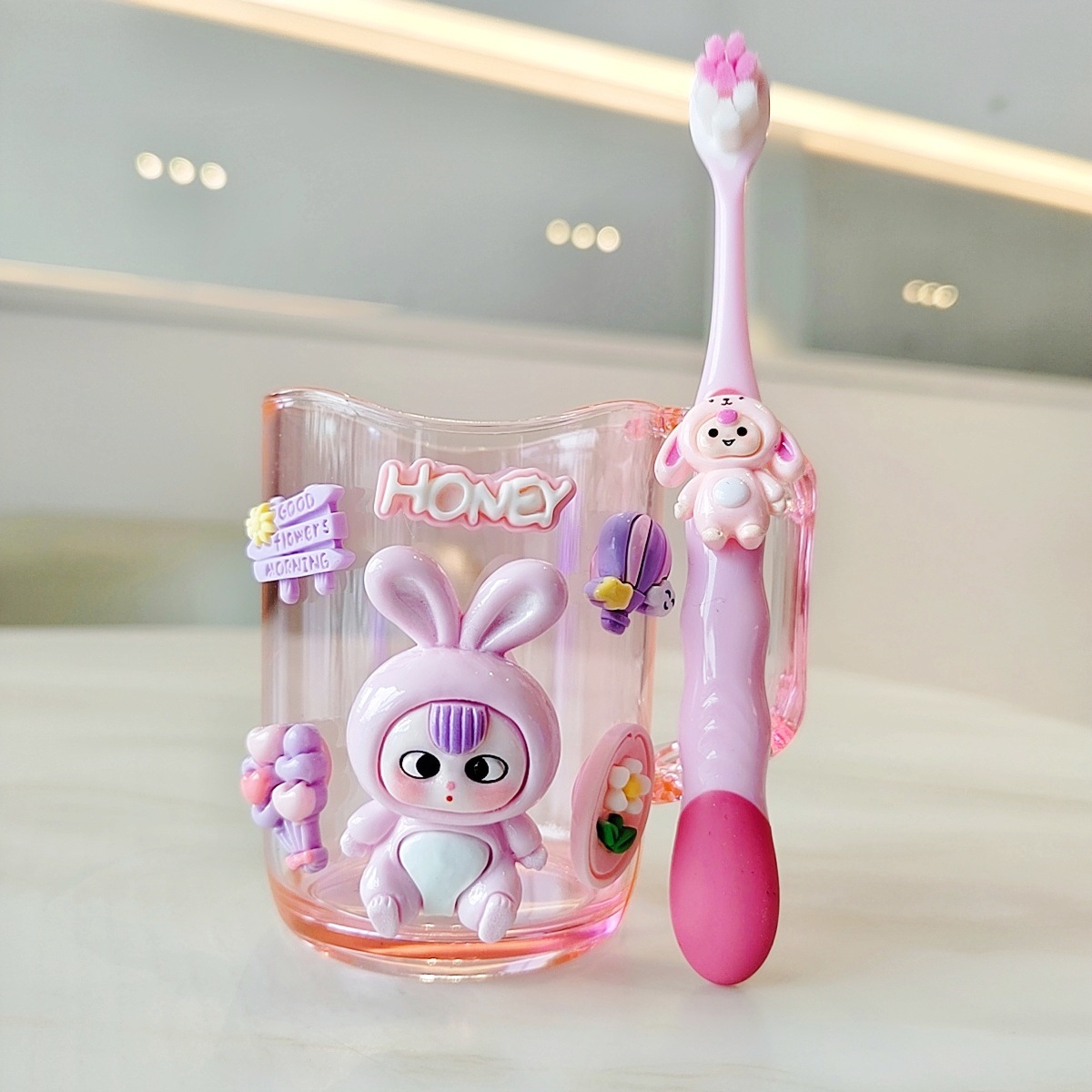 Set of wave cups [three-year-old baby]