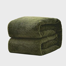 Nordic Throw Blanket For Bed Fluffy Plaid Blankets On The So
