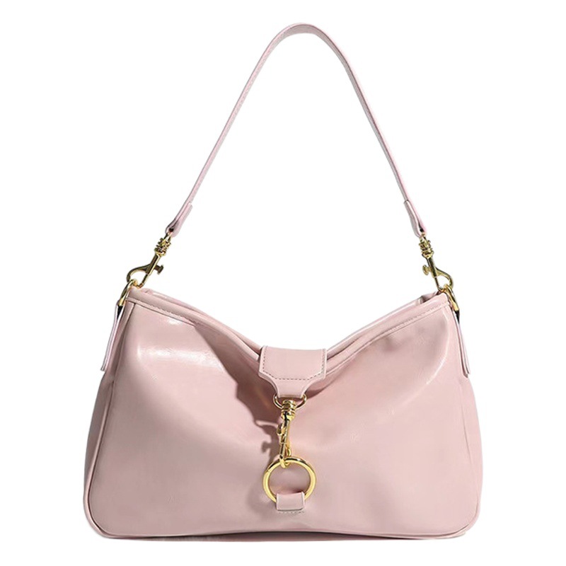 Bolsa de bloqueo de diseño de nicho 2024 nueva bolsa de axilas de alto grado bolsa de palo francés versátil bolsa de mensajero de alto aspecto en stock