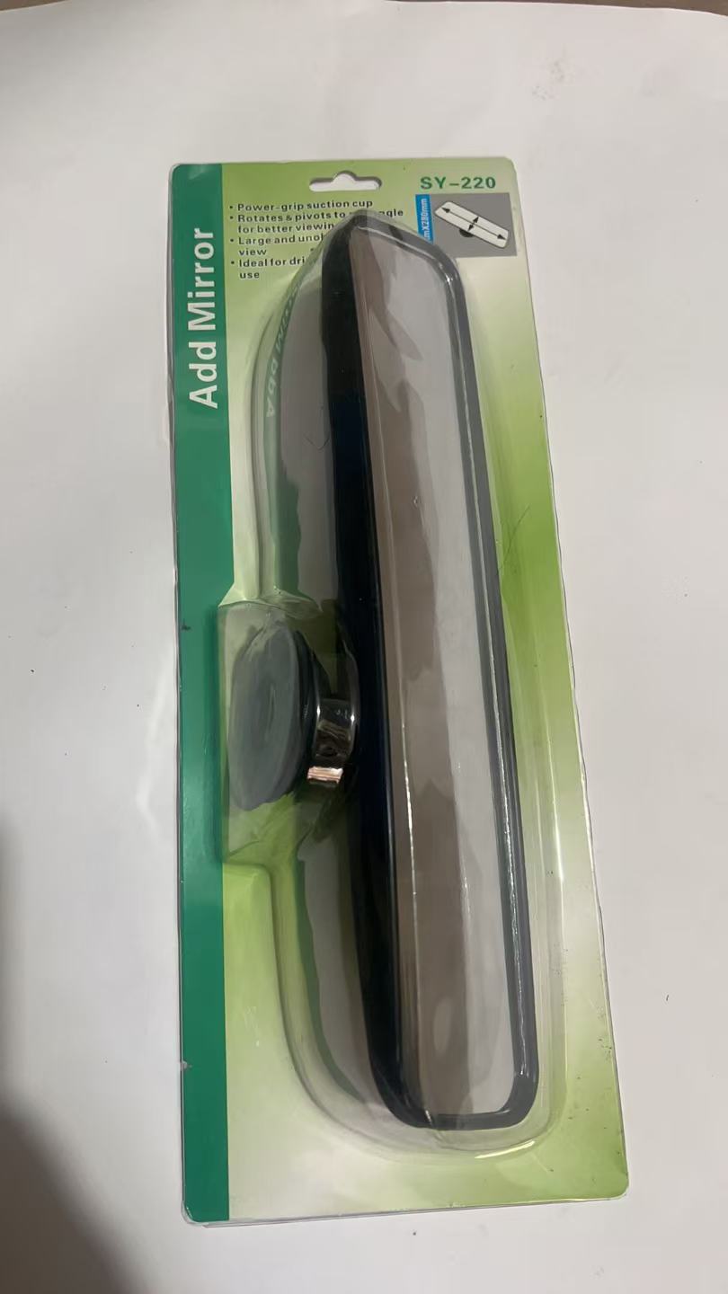 Car interior rearview mirror wide-angle mirror plane mirror powerful large suction cup coach interior rearview mirror auxiliary mirror