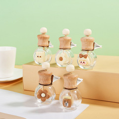 車載香水空瓶空調出風口裝飾汽車香薰創意高檔持久淡香車用香氛