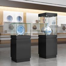 玻璃展示柜珠宝玉器透明柜台陶瓷产品展示柜博物馆文物陈列柜立式