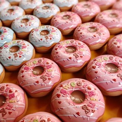 Super Cute Donut Shaped Wedding Candy Box, Sweet Temptation Baby Birth Gift Box Candy Box, Tin Box Small Iron Box