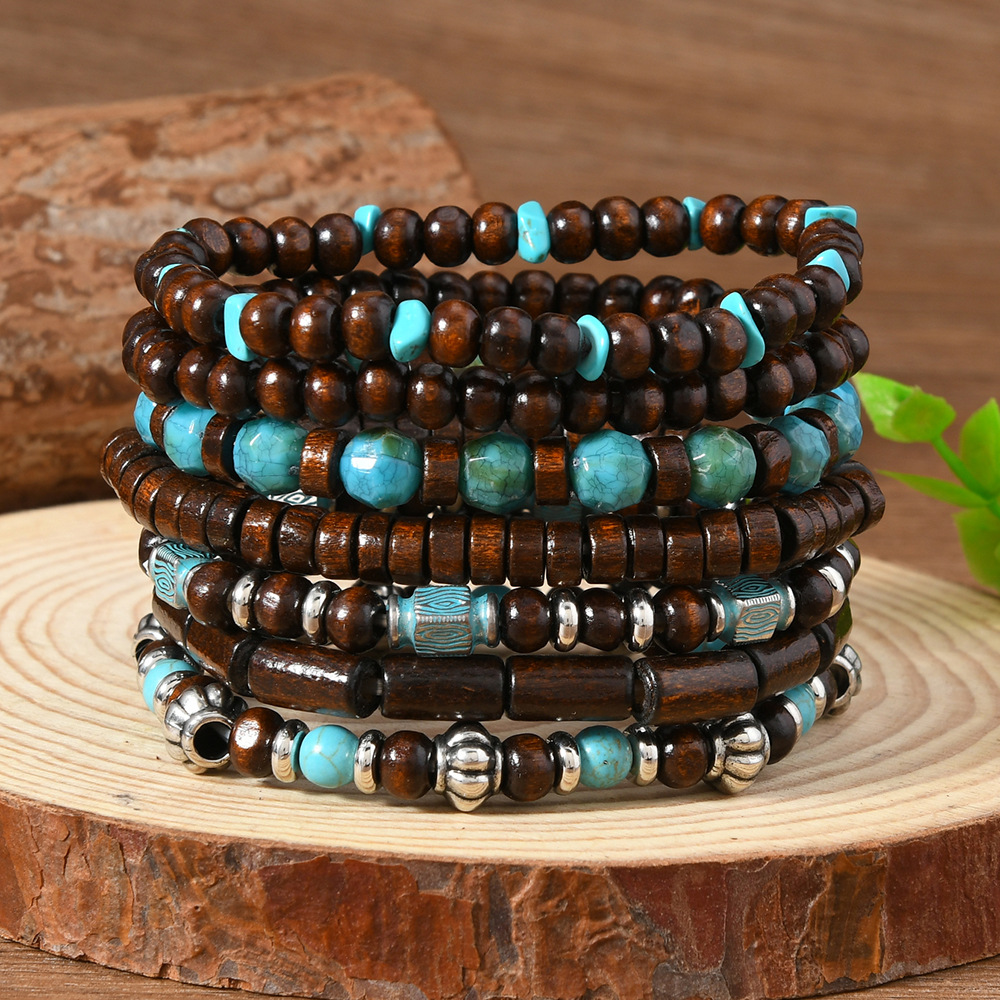 Stone Beaded Retro Fashion Bracelet