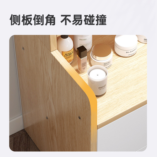 Wholesale modern minimalist bedside cabinet with bookshelf bedroom raised small storage cabinet shelf narrow cabinet simple cabinet storage