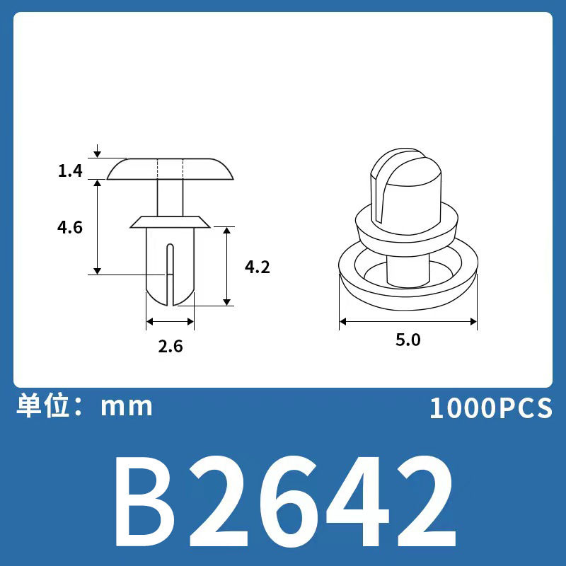 Expansión remache de nylon niño y madre hebilla de plástico hebilla de nylon remache fijo clip hebilla Blanco Negro
