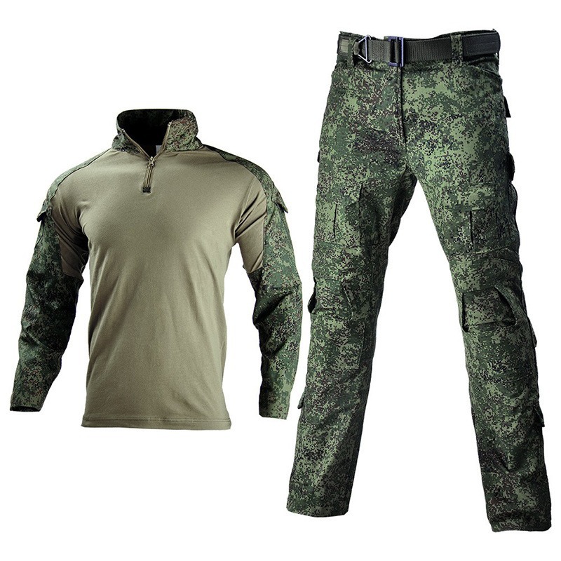 Trajes de rana transfronterizos G2 trajes de camuflaje de manga larga trajes de rana tácticos hombres trajes de entrenamiento militar al aire libre instructor CS trajes de expansión