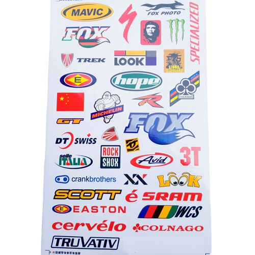 Mountain bike stickers, bicycle stickers, bicycle repair stickers, beautification car stickers