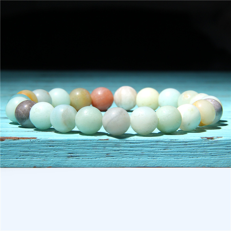 Fashion Solid Color Natural Stone Beaded Bracelets display picture 3