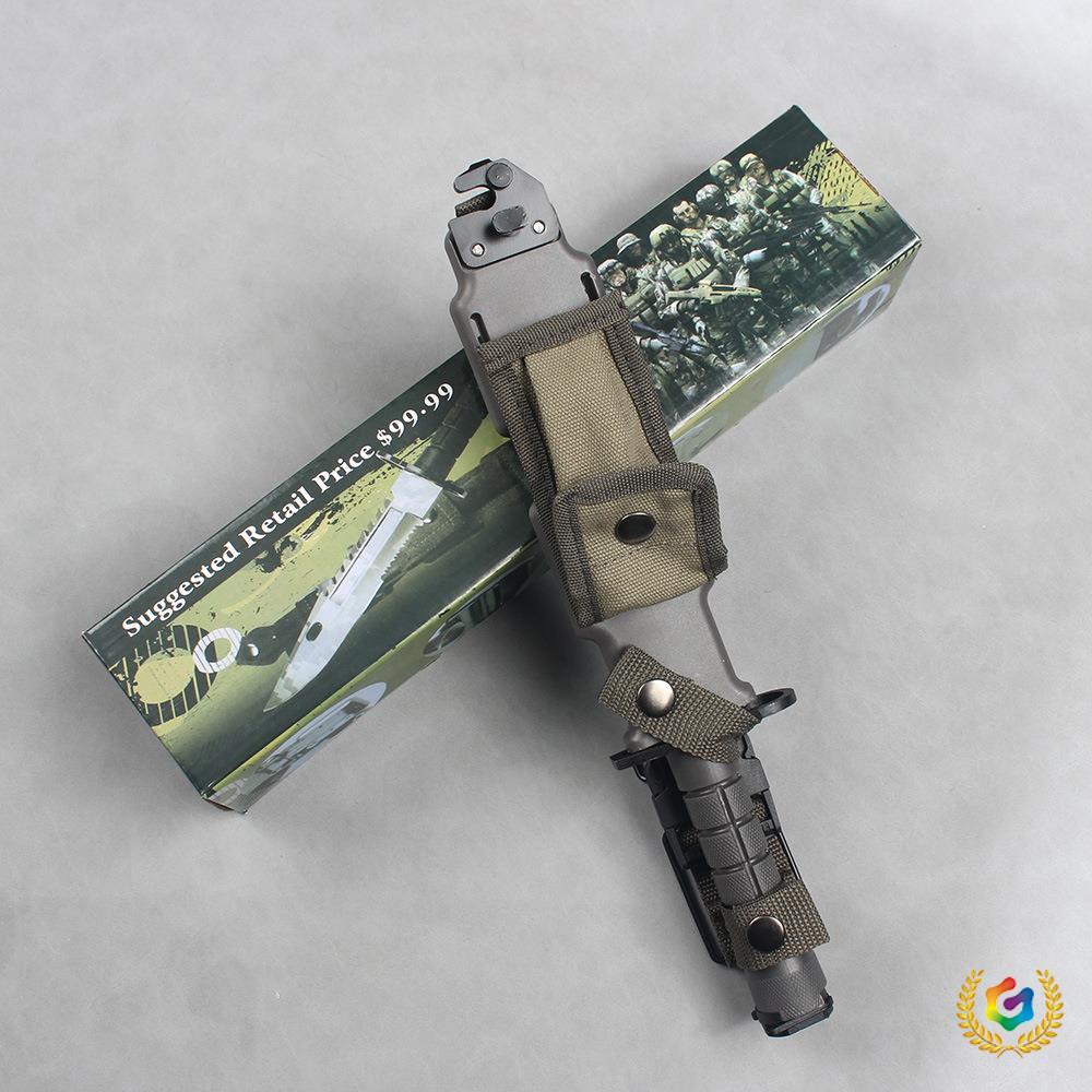 ∴先锋M9-D80一体版刀鞘户外多功能鞘老兵收藏纪念原厂版战术K鞘