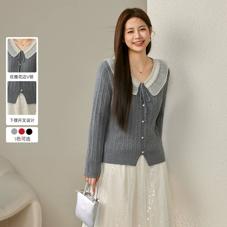 Женский свитер больших размеров QLXQJ3632TTX