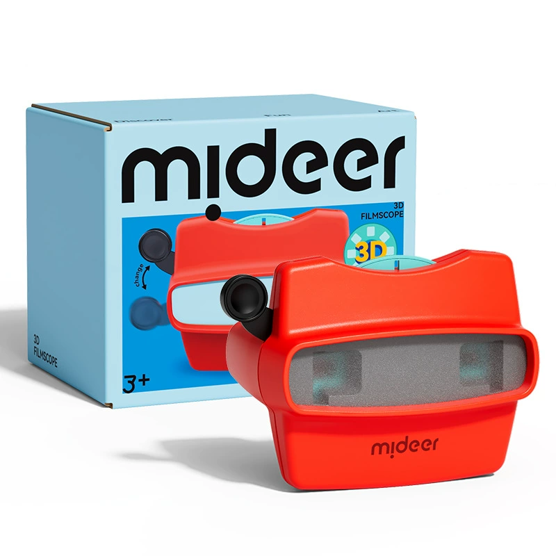 Детский 3D стереоскопический просмотрщик Mideer Milu для наблюдения за историями слайд-шоу портативный просмотрщик игрушка