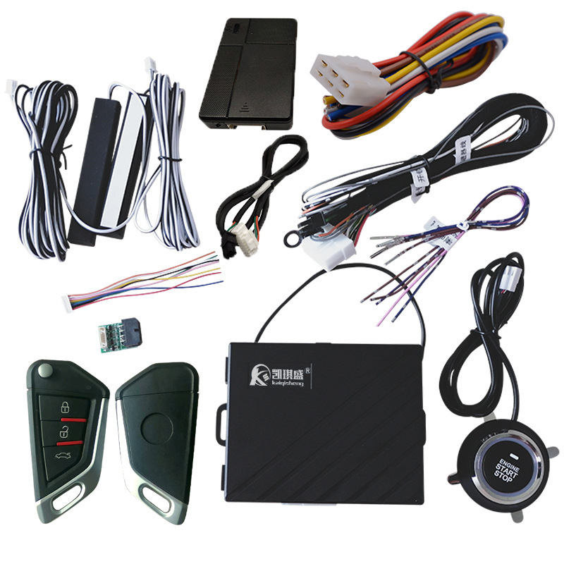 Car anti-theft device: Qìchē Start Keyless Entry - mobile-phone-control-4g-with-9-remote