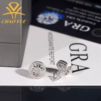 AliExpress хип-хоп новый 925 серебряных гвоздей vvss Mosuis Европа и США уникальные круглые цветы мужские и женские серьги гвозди оптом