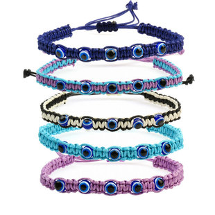 Devil's Eye Bracelet Wish Cross-Border Hot Accessories Handmade European and American Personalized Creative Yiwu Small Commodity Batch