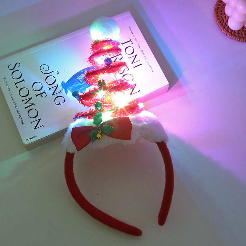 Hair Band Hair Accessories Type Fashion Christmas Hat Cloth Hair Band