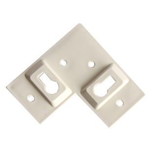 Studio plastic white new large corner protection Corner Corner photo frame connector picture frame corner code backboard slot hanging