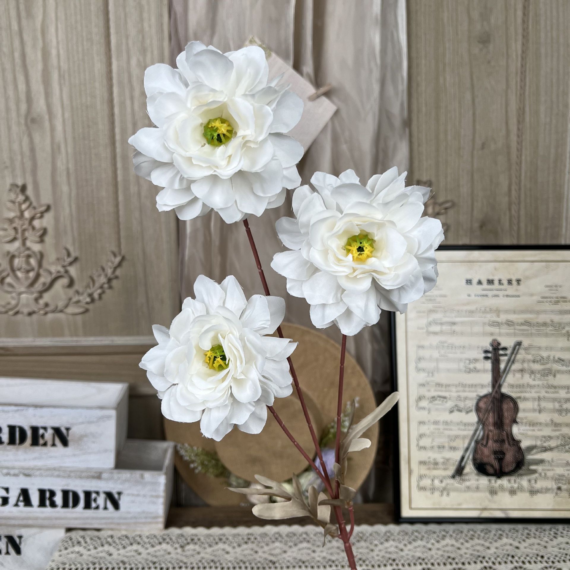 LLW 3 cabeças Chanel-branco