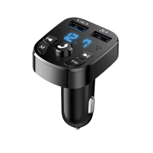 Multifunctional Car Mp3 Player Fm Bluetooth Receiver Car Music U Disk Supplies Dual USB Car Fast Charging