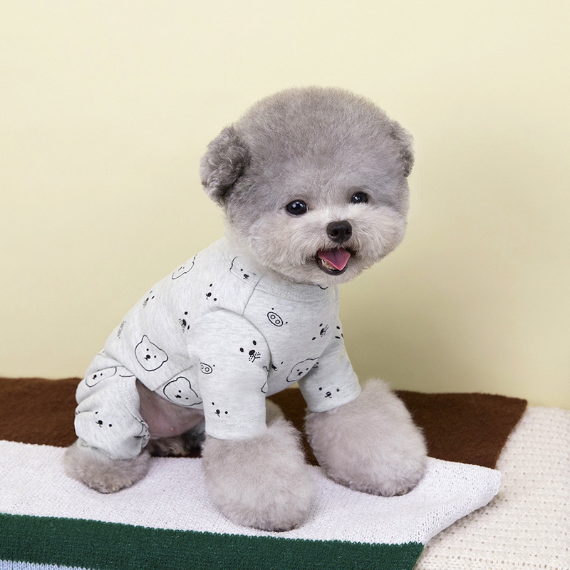 宠物服装小型犬狗衣服猫咪服装秋冬新款厂家批发25卡通四腿家居服|undefined