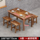 100*60*75 A table four short stool