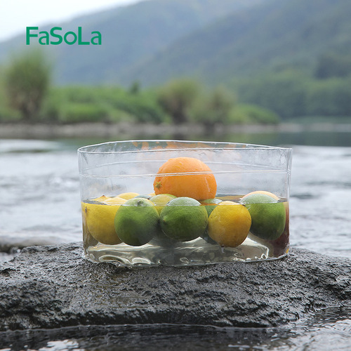 FaSoLa portable foldable water basin large travel foot bag laundry basin outdoor water basin wash basin