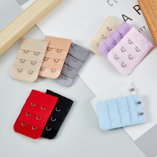 [Full] Three rows and two buttons/bra extension buckle/bra buckle/underwear extension buckle/adjusting buckle