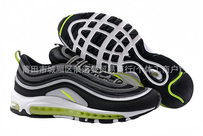 外贸纯原air max97气垫鞋减震透气轻便防滑增高软底男女跑步鞋|undefined
