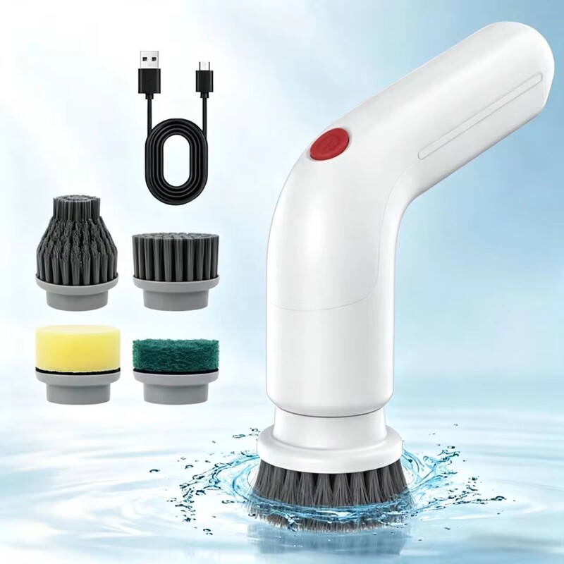 New Essential Electric Cleaning Brush for Lazy People Multifunctional Waterproof Wireless Cleaning Brush Bathroom Kitchen Electric Scrubber New Essential Electric Cleaning Brush for Lazy People Multifunctional Waterproof Wireless Cleaning Brush Bathroom Kitchen Electric Scrubber