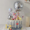 Decorations, three dimensional nail sequins, balloon, cartoon set with butterfly, 5inch, with little bears, dress up