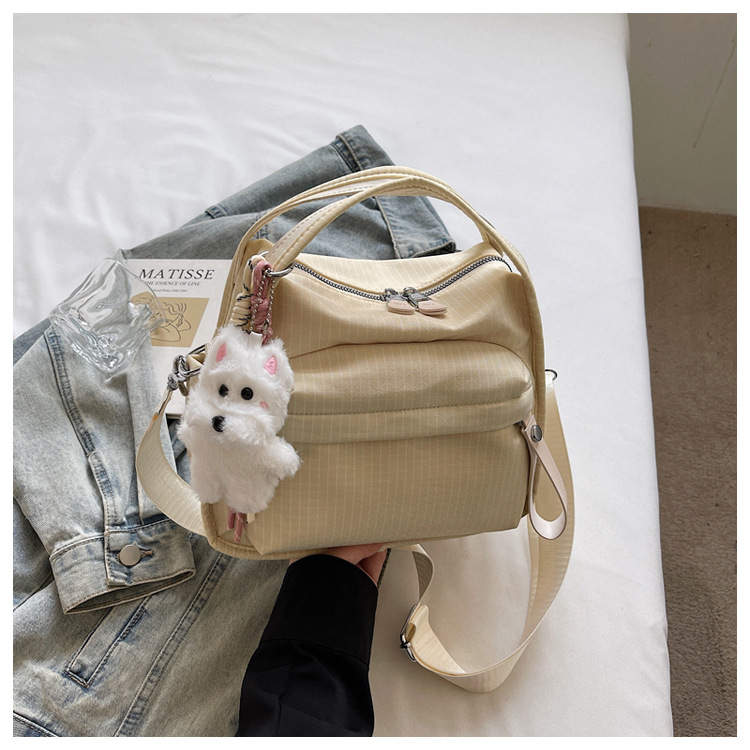 Casual bolso de mano ligero para mujeres 2026 nueva moda bolso de nylon cuadrado de viaje ocio mochila de hombro