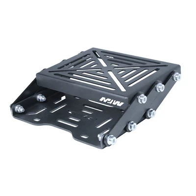 Folding Tail Rack for Pcx160 Motorcycle Rear Trunk Telescopic Sliding Mobile Tail Rack Rear Shelf (Motorcycle frame) - black