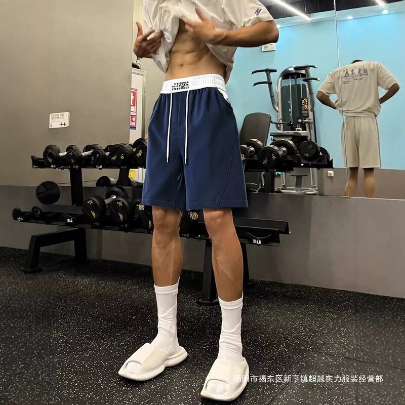 Cross-Border American-Style Sports Shorts for Men, Summer Outdoor Running and Fitness Training Pants, Casual Basketball Shorts