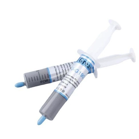 Большая игла силиконовый серый с серебряной теплопроводностью силиконовый крем большой иглы с процессором чип рассеивания тепла силикон