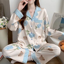 月子服春秋夏季薄款产后吸汗坐月子孕妇睡衣可调节产妇哺乳家居服