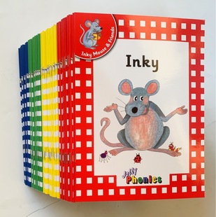 Point-reading English natural spelling textbook Jolly Phonics72 book set