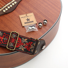 Silver Slip Guitar Strap Button Ukulele Tail Pin Bass Electric Guitar Strap Hook Guitar Pins Guitar Accessories