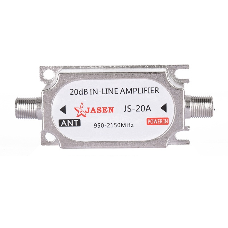 (2개) TV 신호 라인 증폭기 신호 강화기 950-2150MHZ 선 신호 증폭기 라인 증폭기