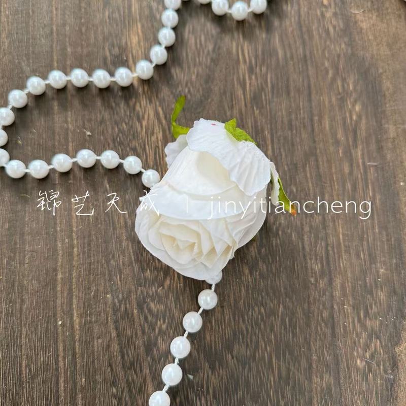 厂家批发保加利亚玫瑰花头花环头饰diy材料婚庆花墙插花布置道具|undefined