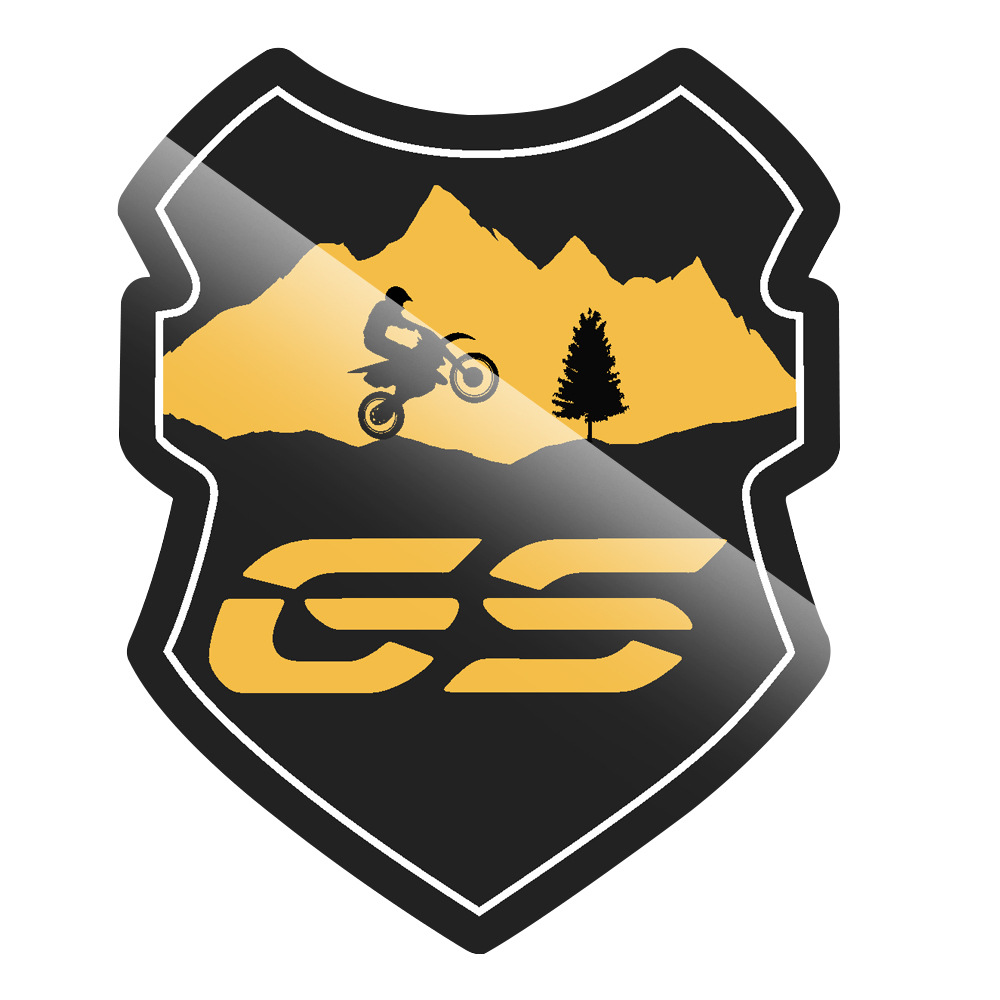 Para motocicleta BMW R1200GS R1250GS parabrisas maletero con etiqueta decorativa universal
