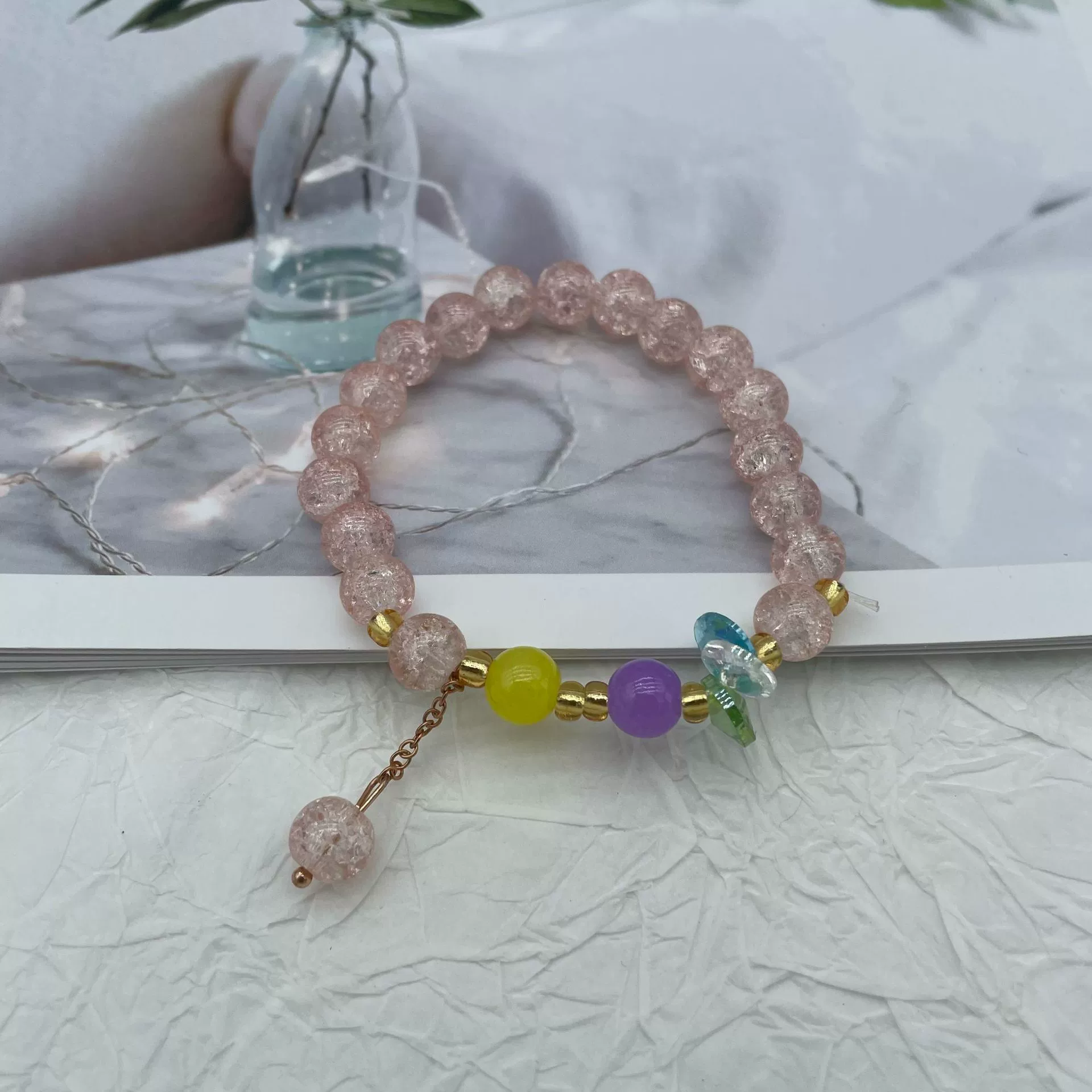 Брендовый маленький браслет дизайнерский, кошачий глаз, DIY