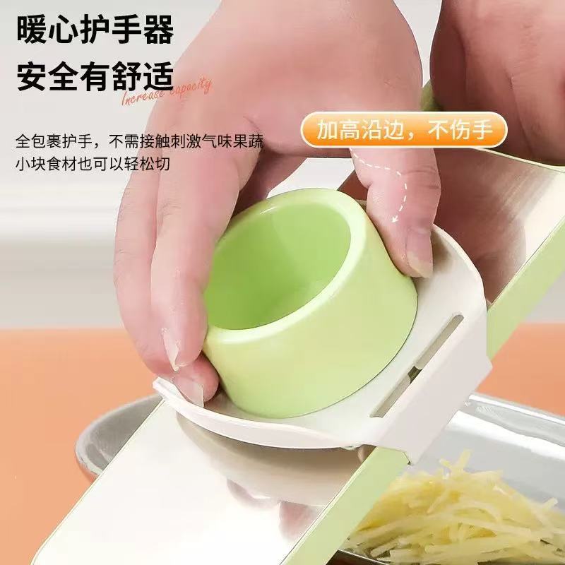 ステンレス鋼おろし器、極厚多機能野菜カッター、キッチン用品、ジャガイモおろし器、ハンドガードシュレッダー|undefined