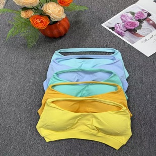 New Pure Color Sports Bra, Simple Push-Up Fitness Yoga Top, Comfortable and Fashionable Summer Back-Beautiful Intimates