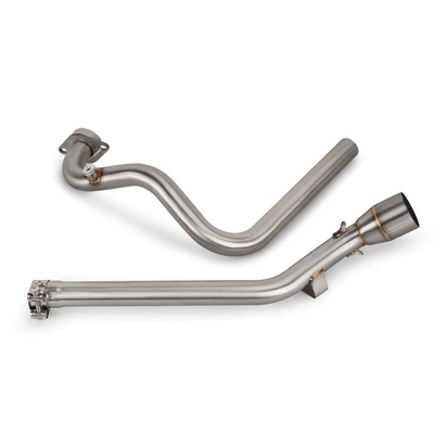section exhaust pipe modification, Motorcycle exhaust pipe