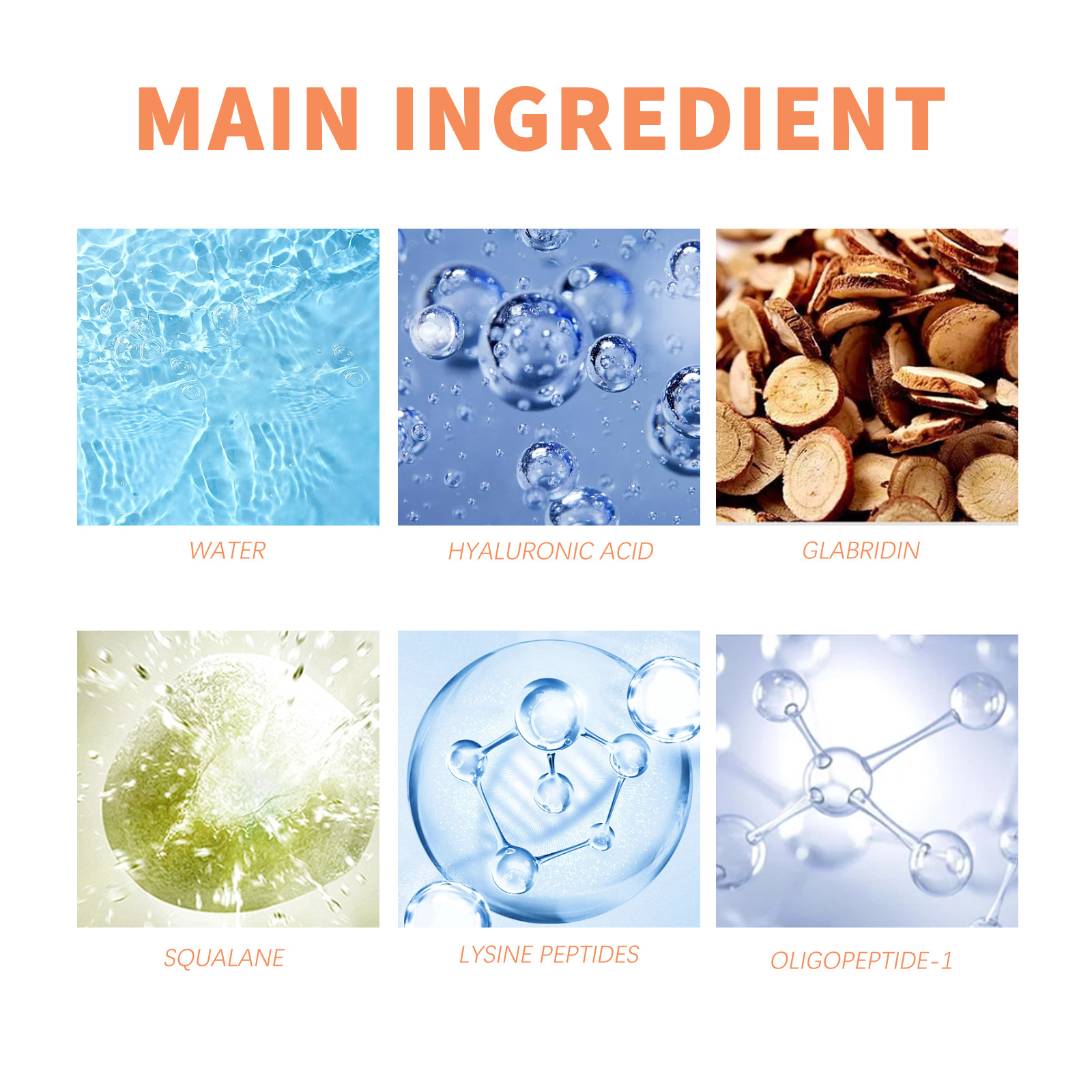 Vlažilna esenca za kožo okoli oči Vlažilna in vlažilna esenca za učvrstitev kože, bledenje drobnih gubic in esenca proti gubam_voghion.com