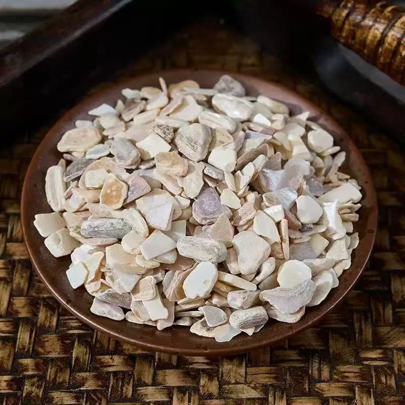 Zhen Zhu Mu (Nacre / Margaritifera Concha) — Dried Traditional Shell Mineral, 500g in use