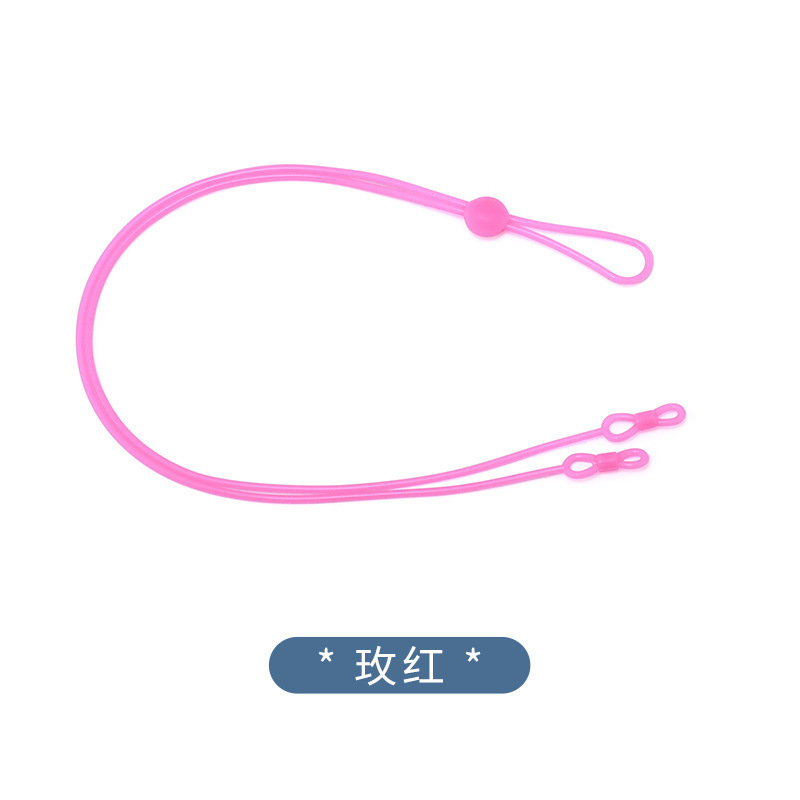 メガネのひも8字の長いひものシリカゲルストラップの弾力性をなくして快適にカラーファッションのメガネの部品を調節できます。|undefined