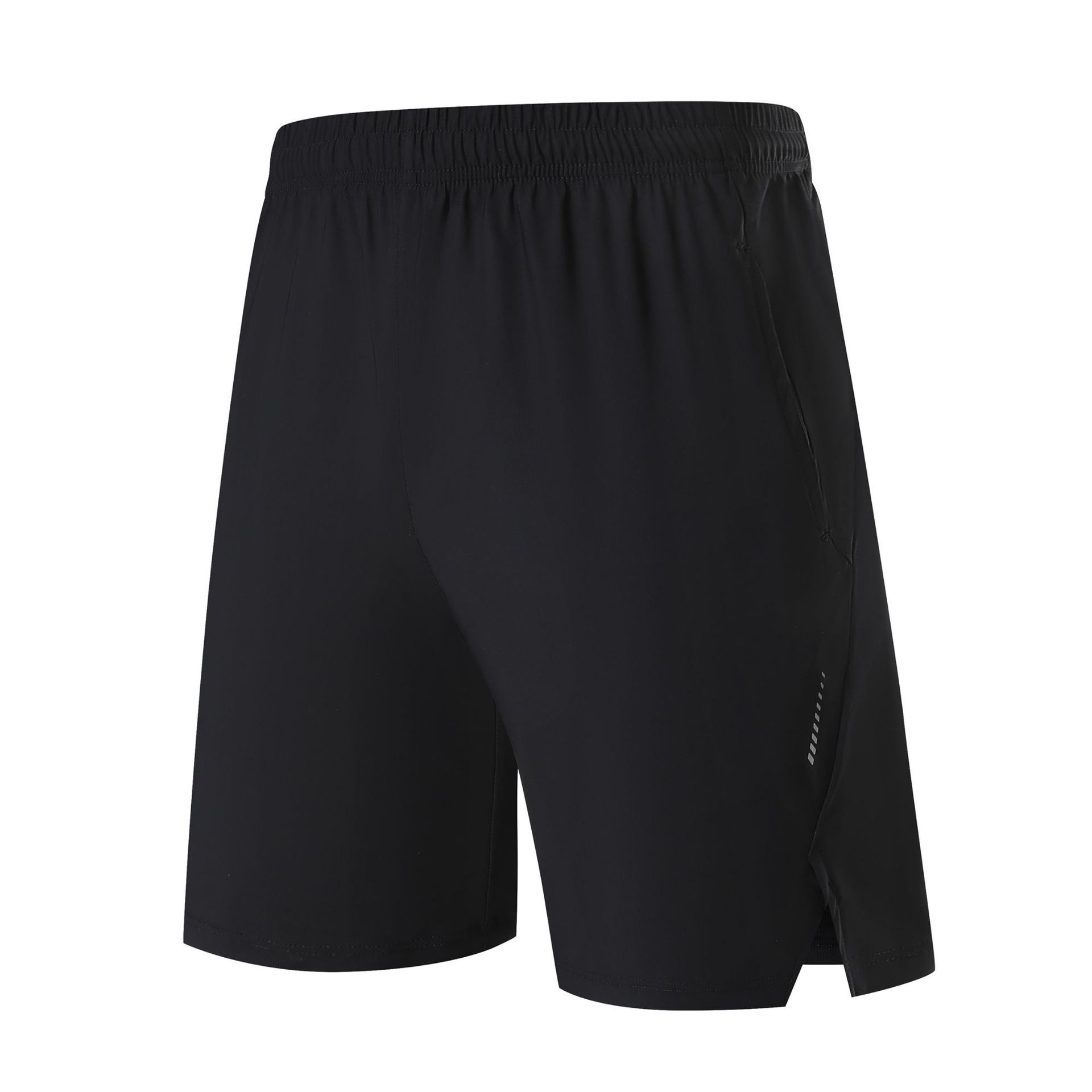Pantalones cortos de secado rápido de deportes elásticos para hombres, pantalones deportivos especiales para correr de seda de hielo de verano, pantalones de cinco puntos de fitness casuales sueltos para hombres
