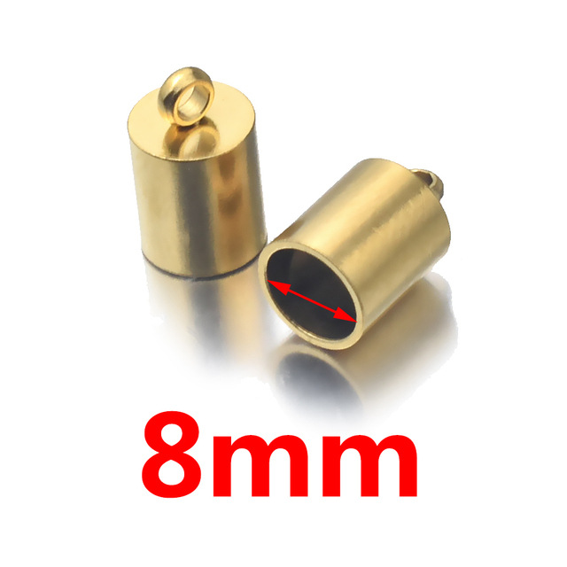 Cadena de cubo de acero inoxidable hebilla de cuerda de cuero hebilla de conexión de cuerda DIY pulsera tobillera accesorios de joyería hechos a mano en stock